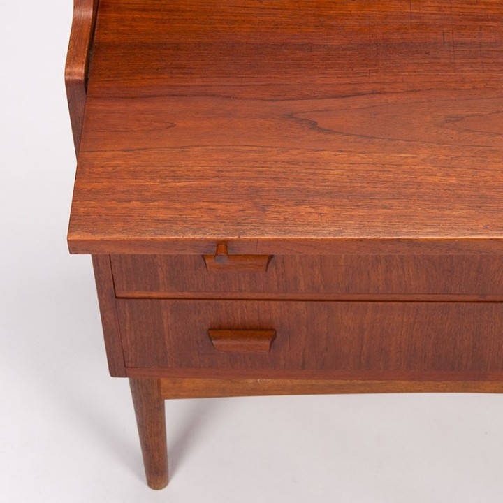 Secretary furniture vintage Danish model in teak