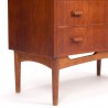 Secretary furniture vintage Danish model in teak