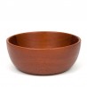 Danish teak vintage serving bowl round