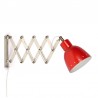 Anvia vintage schaarlamp met rood kapje