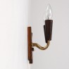 Set of Mid-Century rosewood wall lamps by Laoni-Belysning