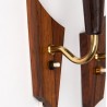 Set of Mid-Century rosewood wall lamps by Laoni-Belysning