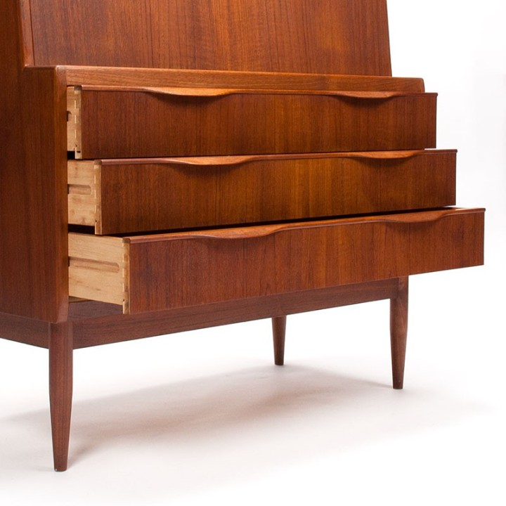 Erling Torvits vintage Danish secretary for Klim Møbelfabrik