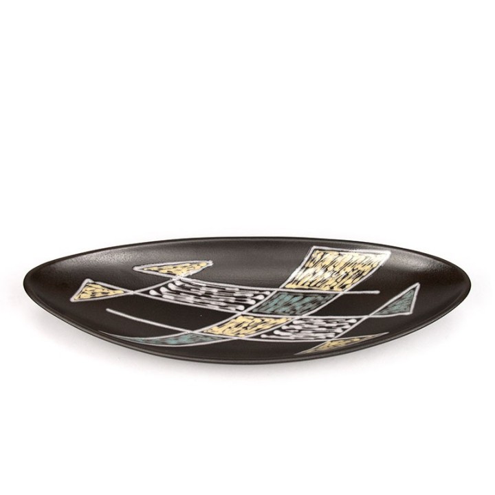 Burgundy Mid-Century vintage Søholm bowl