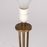 Set of Mid-Century vintage table lamps with brass details