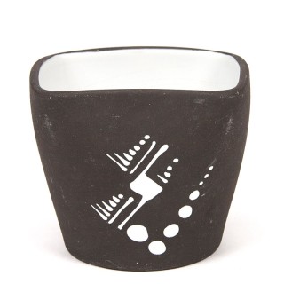 Keramiek vintage bloempotje jaren 50/60