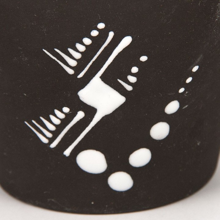 Keramiek vintage bloempotje jaren 50/60