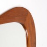 Danish organically shaped vintage mirror