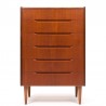 Teak Mid-Century Danish Vintage Chest of Drawers
