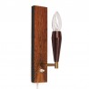 Rosewood Danish vintage wall lamp E.S. Horn