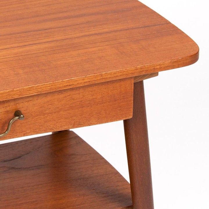 Side table/small cabinet Danish vintage model in teak