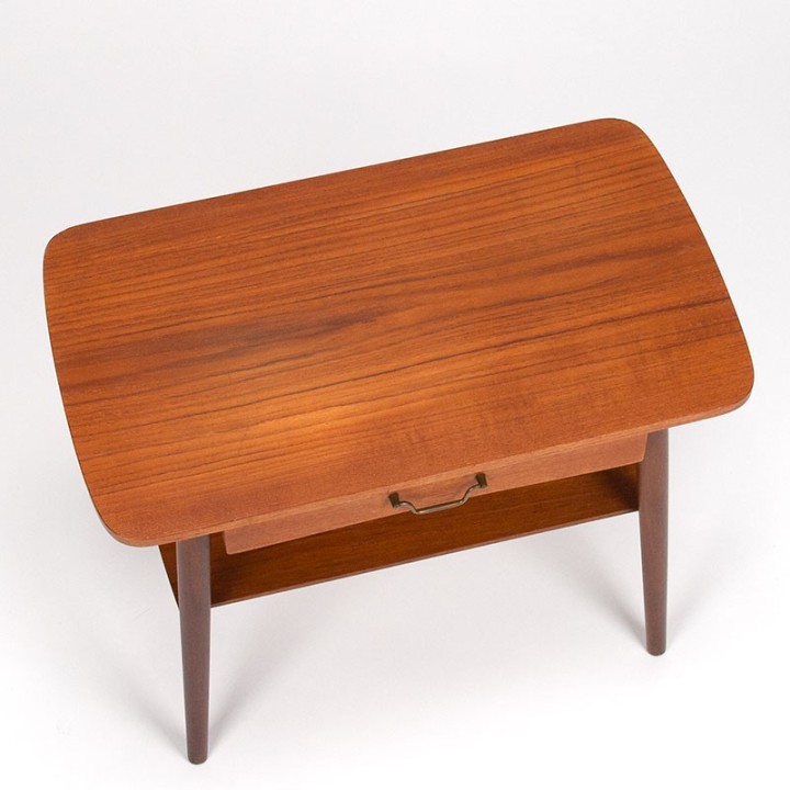 Side table/small cabinet Danish vintage model in teak
