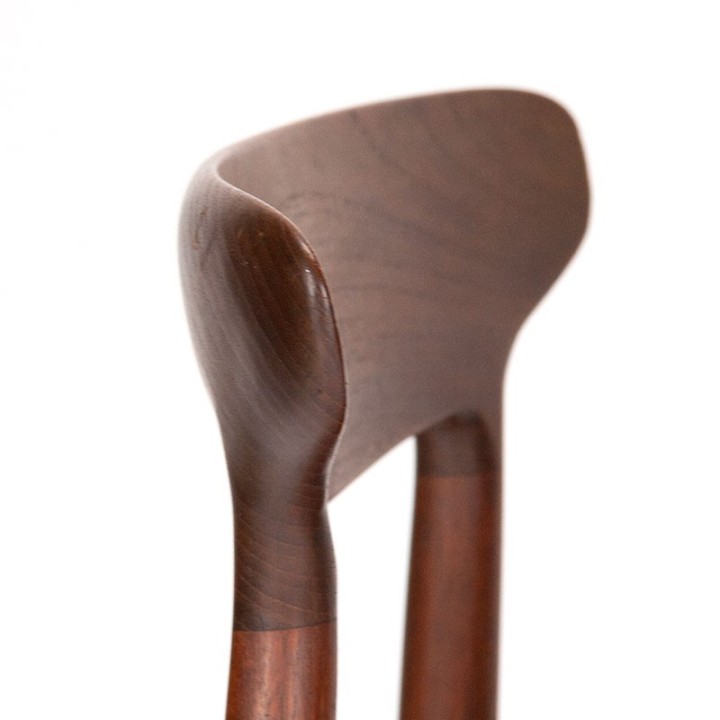 Model 59 Deense vintage eettafel stoel ontwerp Harry Østergaard