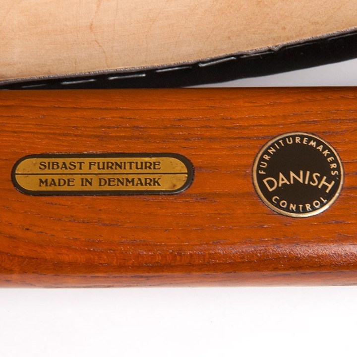 Kurt Østervig Deense vintage armstoel voor Sibast