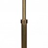 Mid-century Danish floor lamp in brass and powder-coated metal