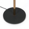 Mid-century Danish floor lamp in brass and powder-coated metal