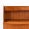 Mid-Century Danish vintage secretary desk with pull-out worktop