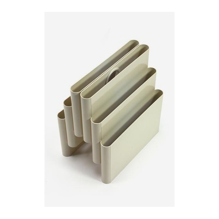 Giotto Stoppino krantenbak groot model wit - Retro Studio