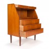 Mid-Century Danish vintage secretary desk with pull-out worktop