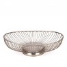 Vintage oval model metal bread and/or fruit bowl