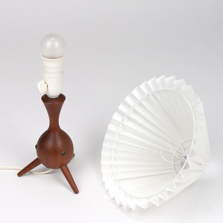 Mid-Century Danish vintage tripod table lamp