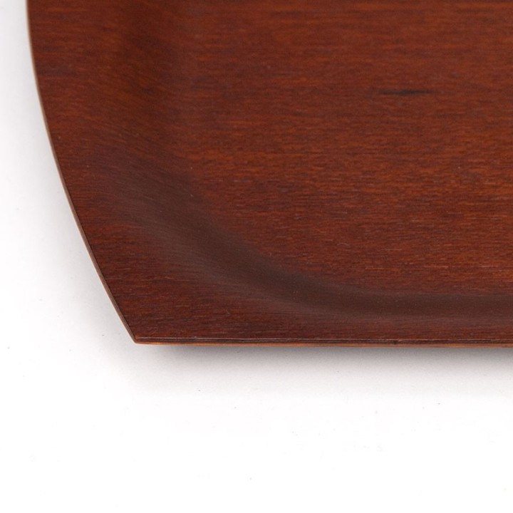 Danish vintage tray in teak wood from the sixties