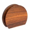 Rosewood vintage letter and/or napkin holder
