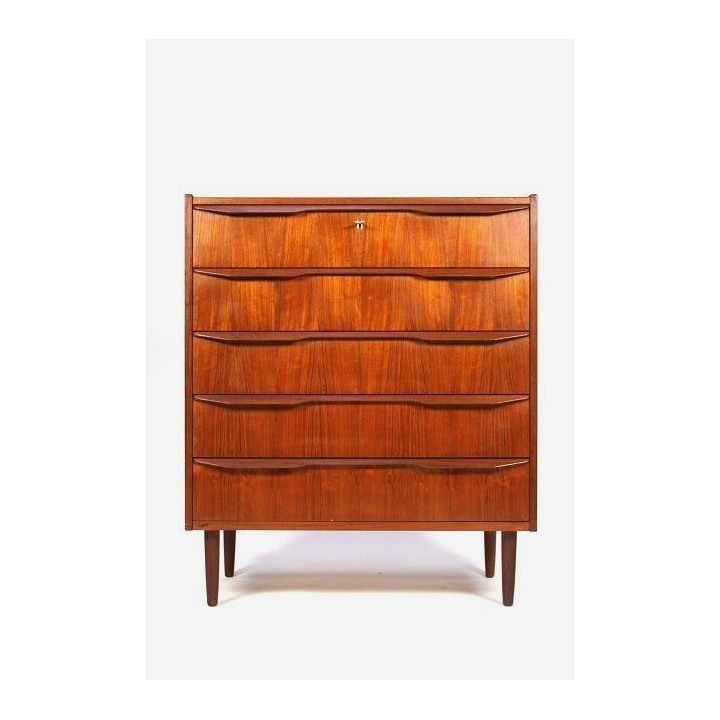 Chest of drawers in dark teak - Retro Studio