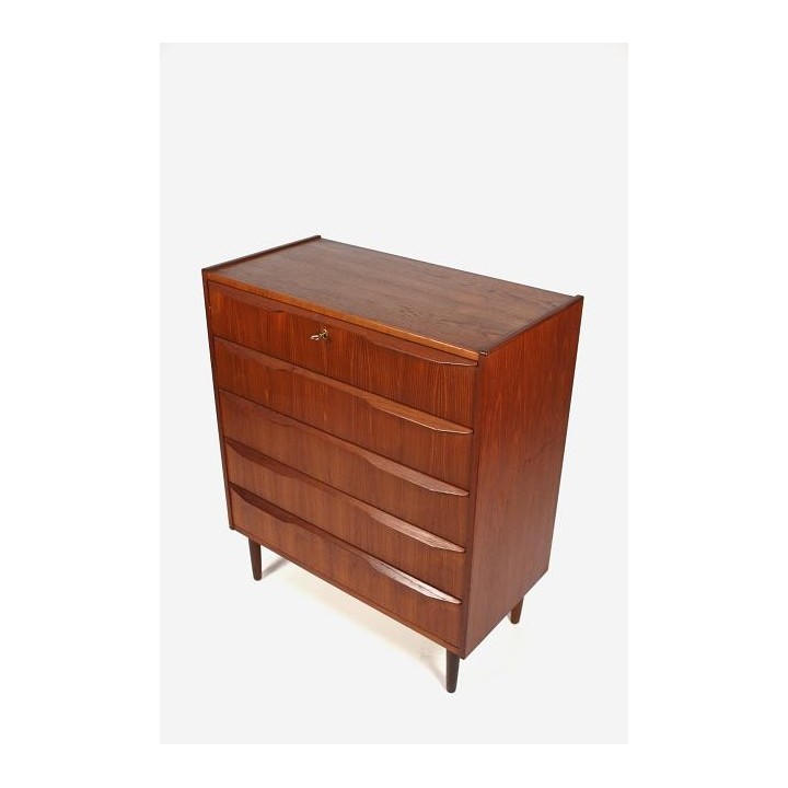 Chest of drawers in dark teak - Retro Studio