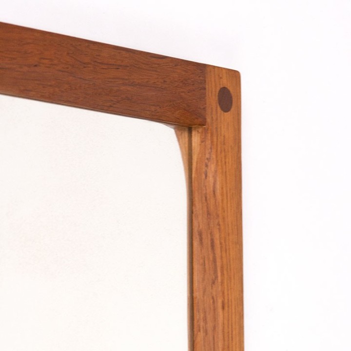 Kai Kristiansen vintage mirror model 166 for Aksel Kjersgaard