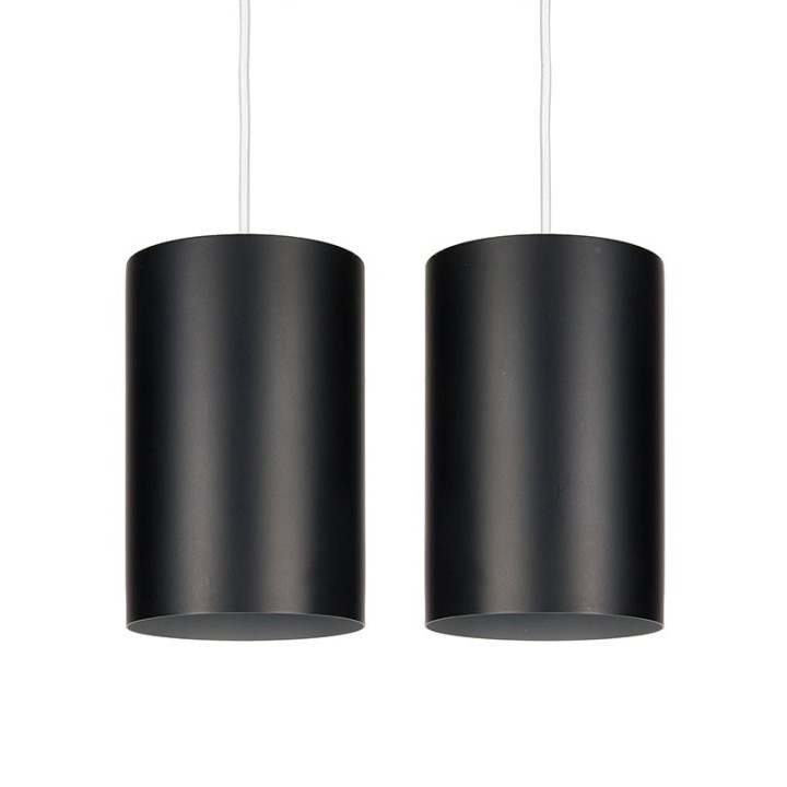 Eila & John Meiling set of 2 vintage lamps for Louis Poulsen