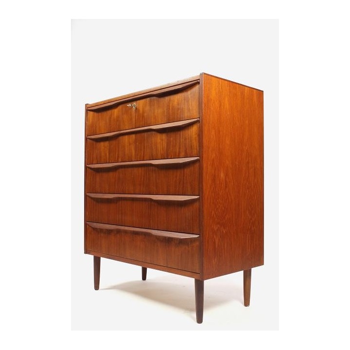 Chest of drawers in dark teak - Retro Studio