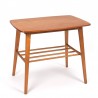 Danish vintage side table in teak and beech