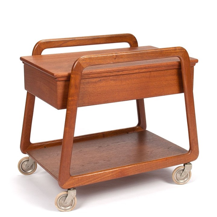 Henning Wind-Hansen Deense vintage naaigerei trolley voor Sika