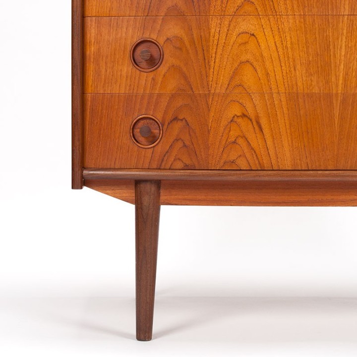 Gunnar Falsig Mid-Century vintage Deense secretaire