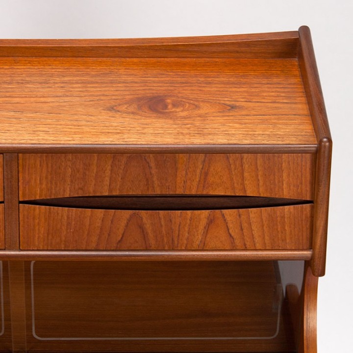 Gunnar Falsig Mid-Century vintage Deense secretaire