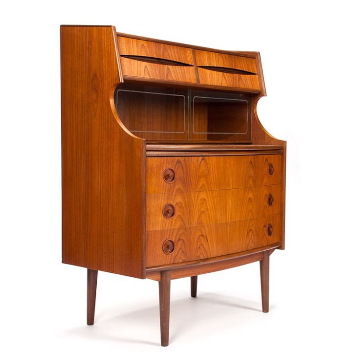 Gunnar Falsig Mid-Century vintage Deense secretaire