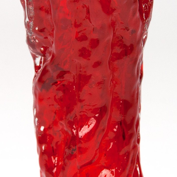 Groot model Ingrid Glas bark-serie vintage vaas