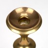 Danish set of 2 vintage brass candlesticks