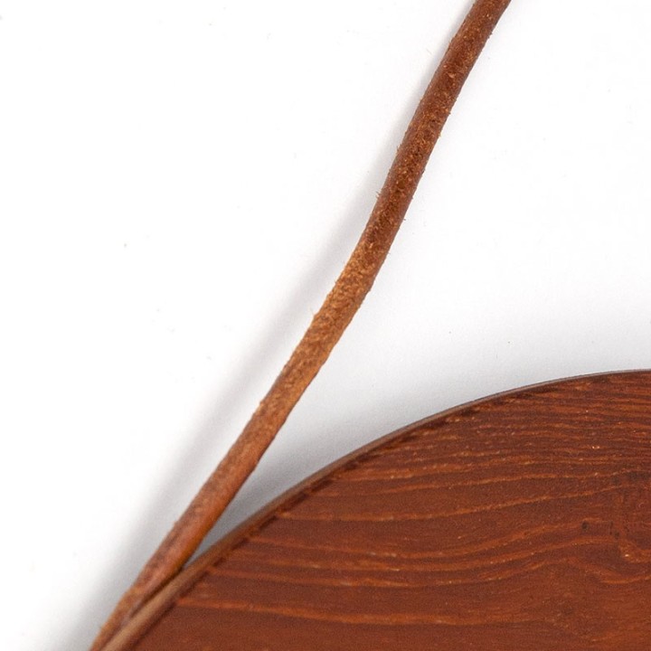 Round model Mid-Century Danish small mirror