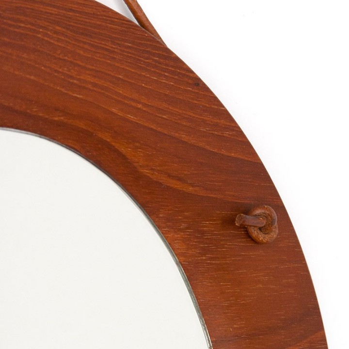 Round model Mid-Century Danish small mirror
