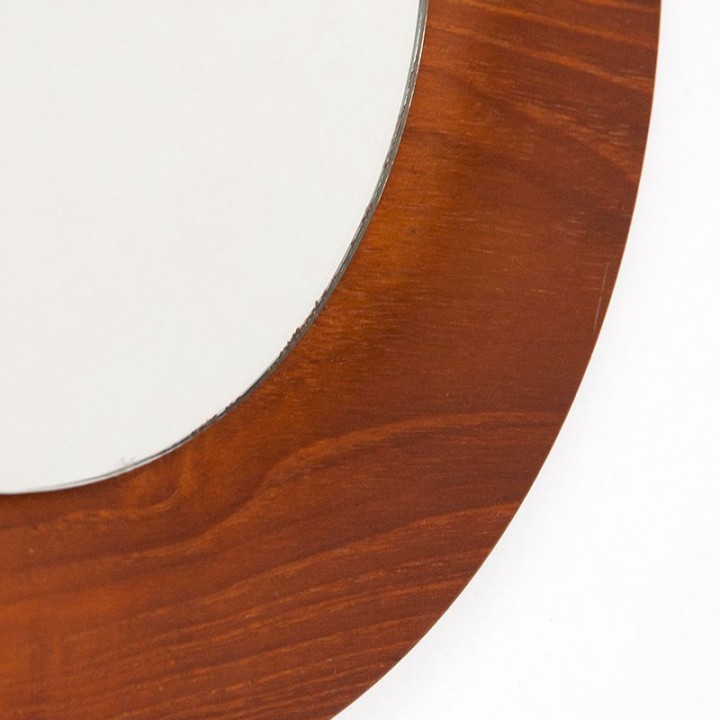 Round model Mid-Century Danish small mirror