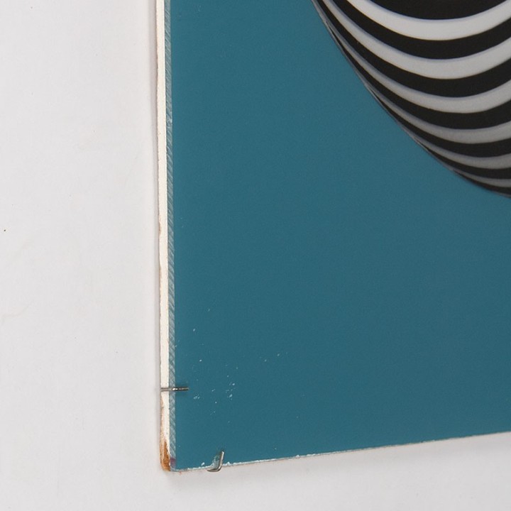 Cor Van Velsen Mid-Century screen print on plexiglass