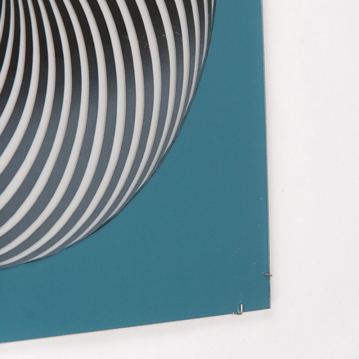 Cor Van Velsen Mid-Century screen print on plexiglass