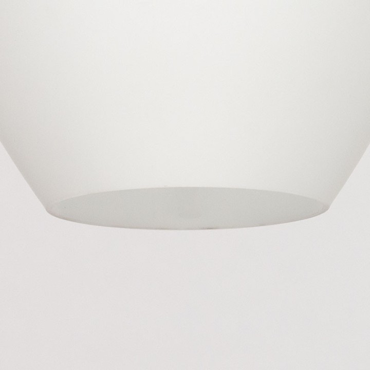 Holmegaard Mid-Century 'Drop' hanglamp opaline glas