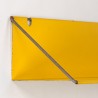 't Spectrum Mid-Century vintage yellow metal wall shelf
