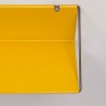 't Spectrum Mid-Century vintage yellow metal wall shelf