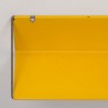 't Spectrum Mid-Century vintage yellow metal wall shelf