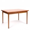 Teak vintage Danish extendable dining table small model