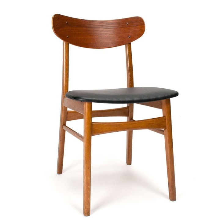 Danish Mid-Century Vintage Dining Chair with Teak Wood